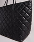 <P>Quilted Studded Tote</P>